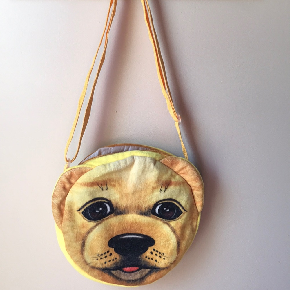 Dog Face Crossbody Purse